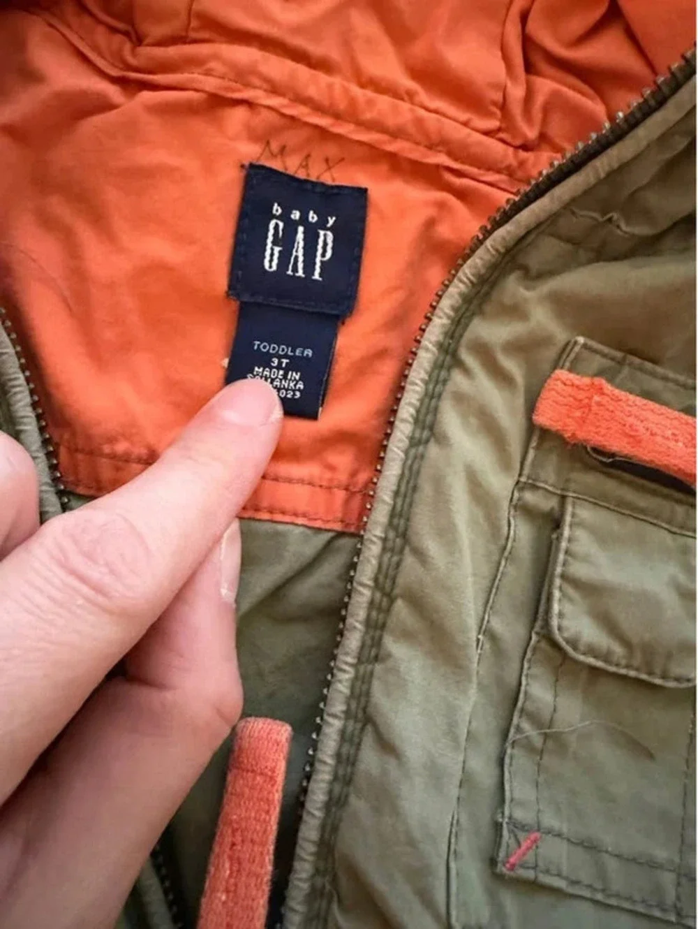 Baby Gap Hooded Jacket Size 3T